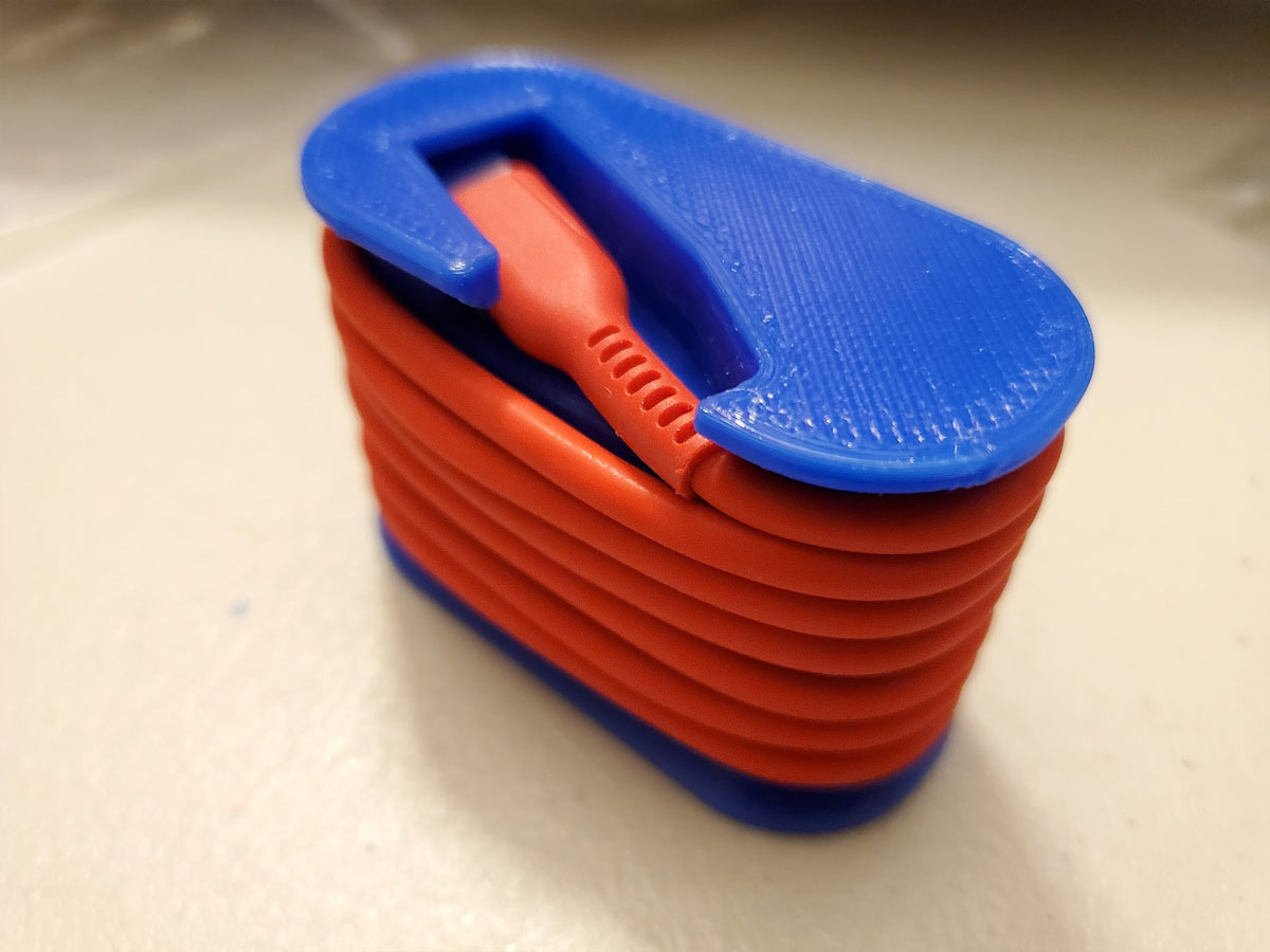 1M Cable Reel for the Pinecil Red USB-C Cable (New and Improved Version)