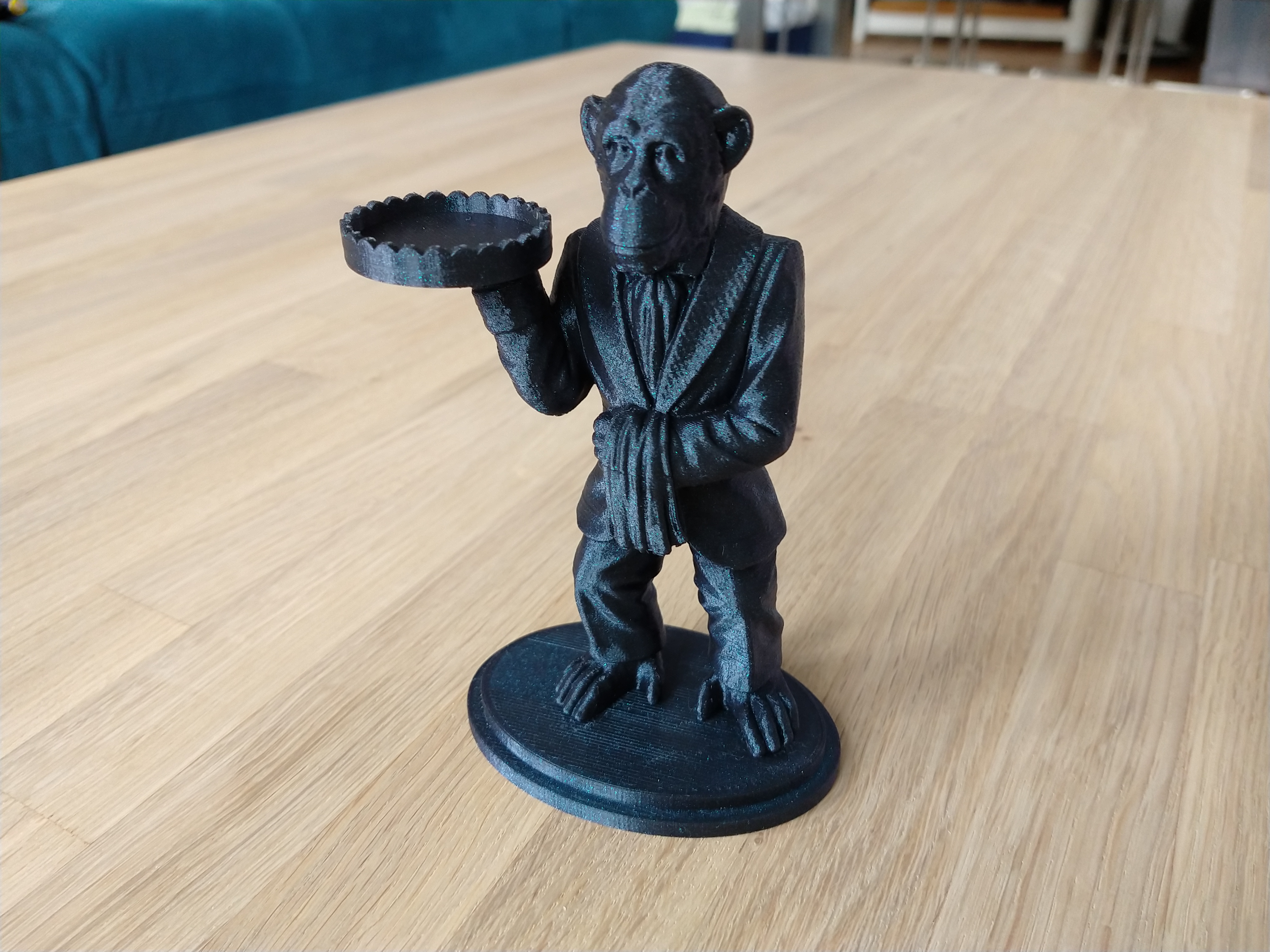 Miniatura 8 do modelo 3D Monkey Ring Butler
