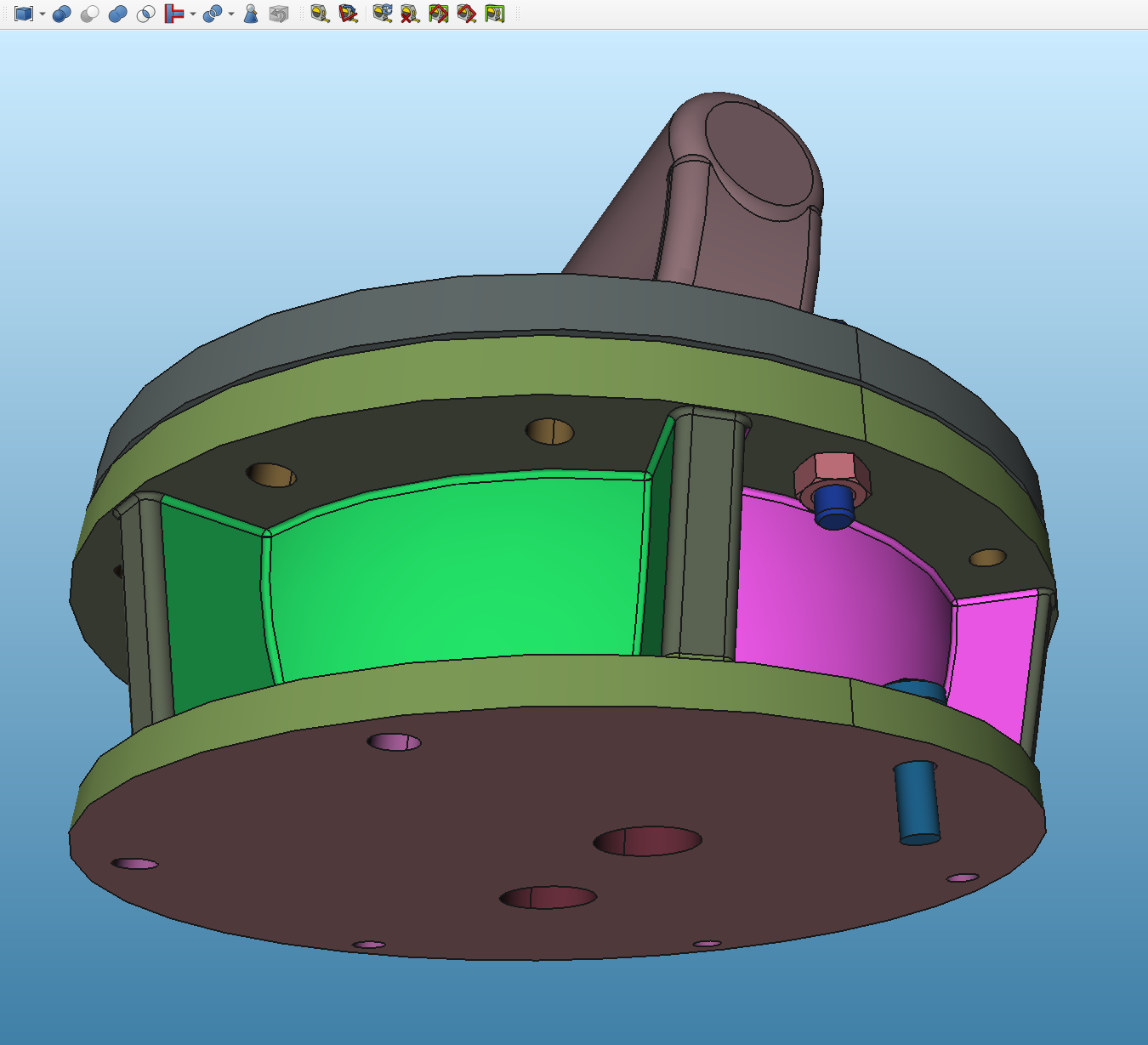 Manual bilge pump by Denon Tentis Download free STL model