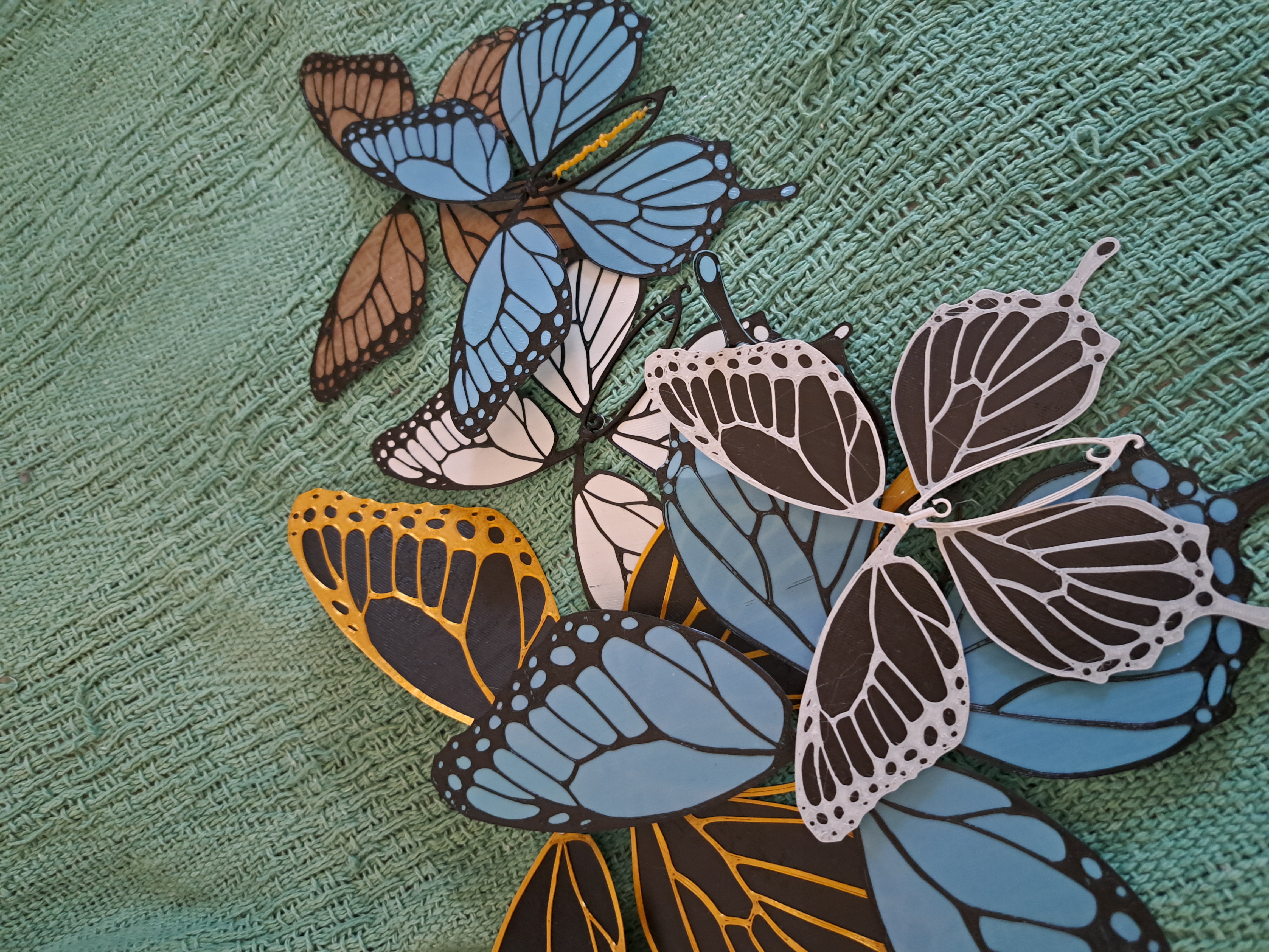 Flying Rubber Butterfly