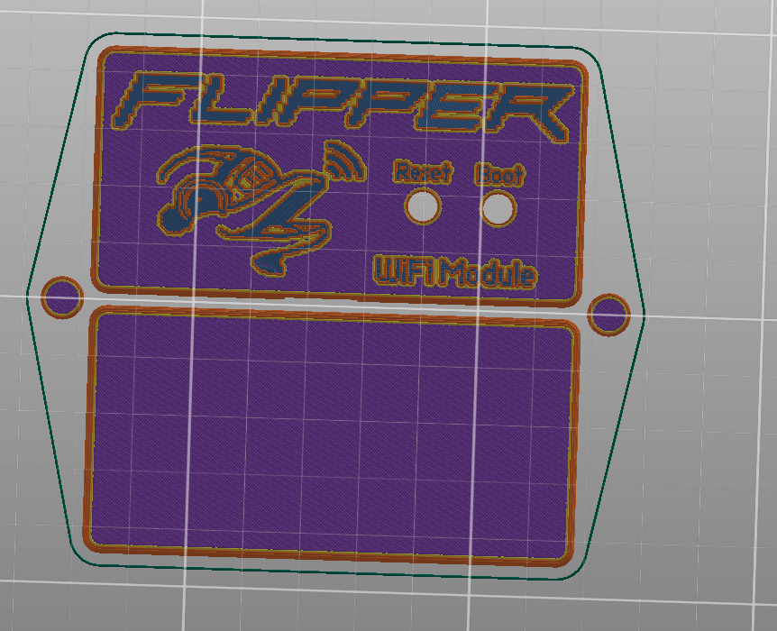 Flipper Zero WiFi Board Case with Logos by ggppjj Download free STL