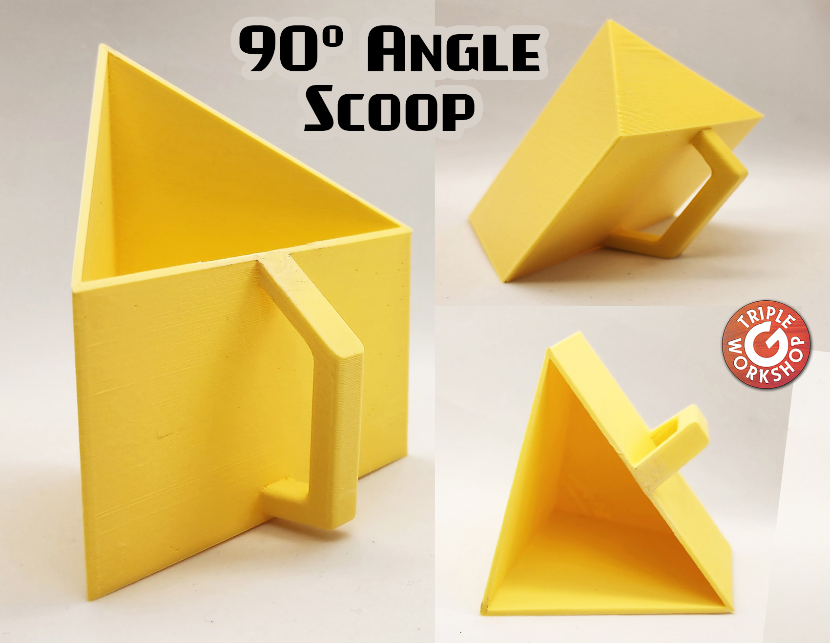 90° Corner Scooper - No Supports