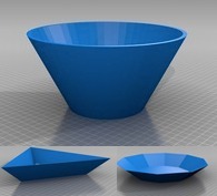 Miniatura 5 do modelo 3D Round Tray: Simple and Parametric