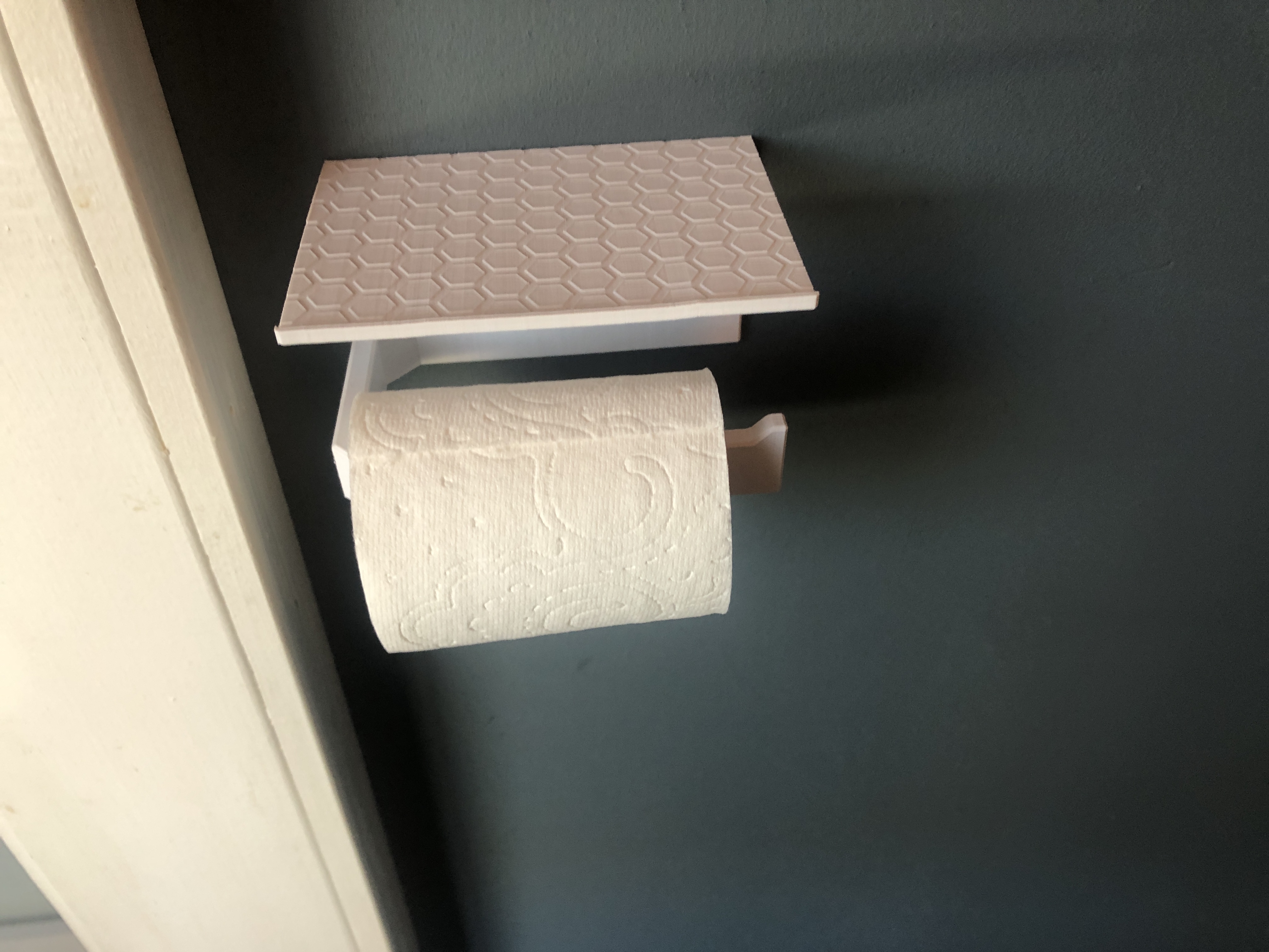 Toilet Paper Holder with Holes for Screws by XL3 Download free STL