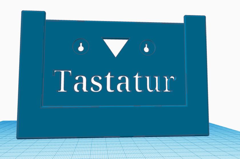 Tastatur Wandhalterung