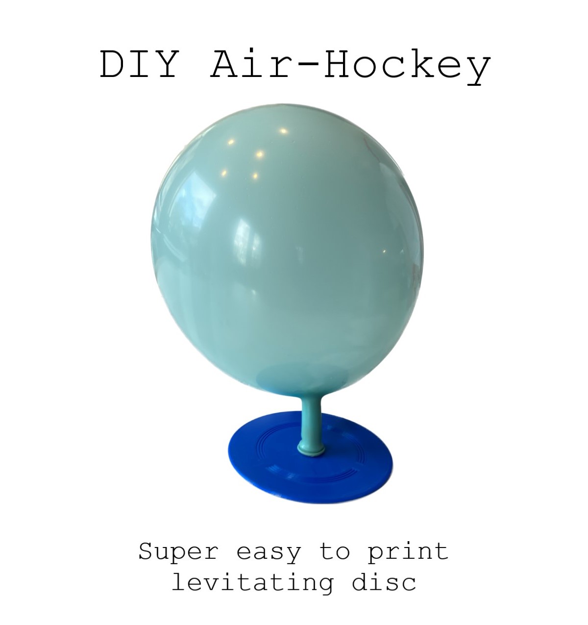 Levitating AirHockey disc + Paddles by KIODesign Download free STL