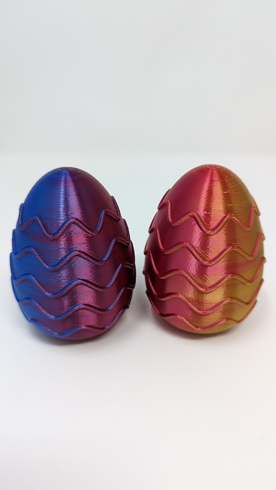 Miniatura 7 do modelo 3D Easter Egg with Wavy Decorations