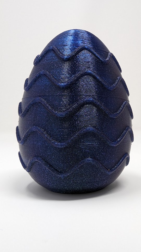 Miniatura 3 do modelo 3D Easter Egg with Wavy Decorations