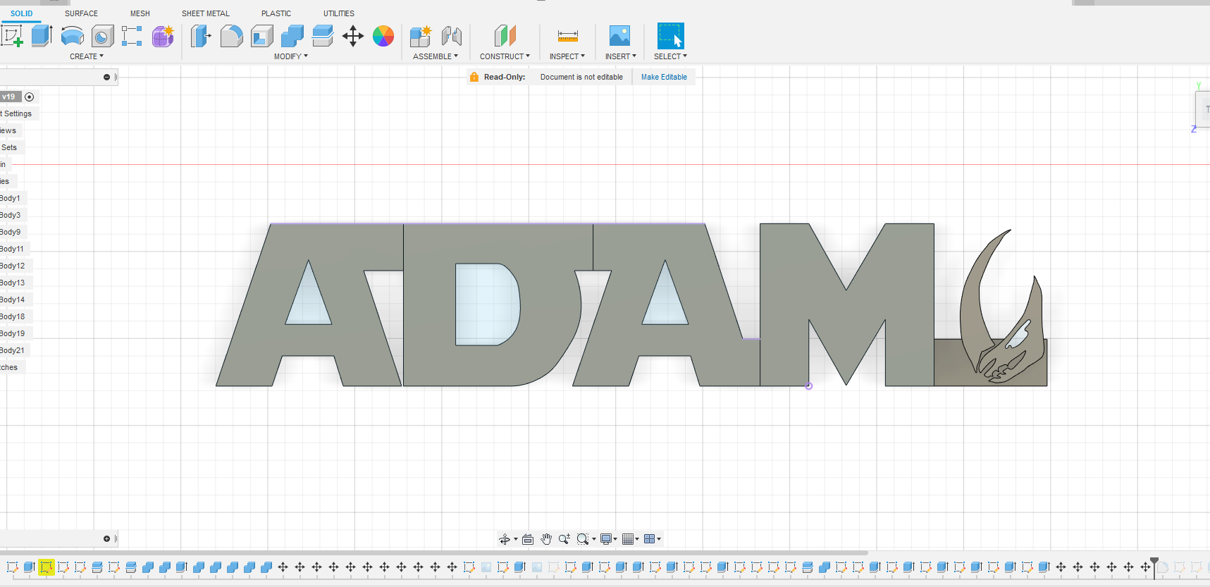 ADAM letters