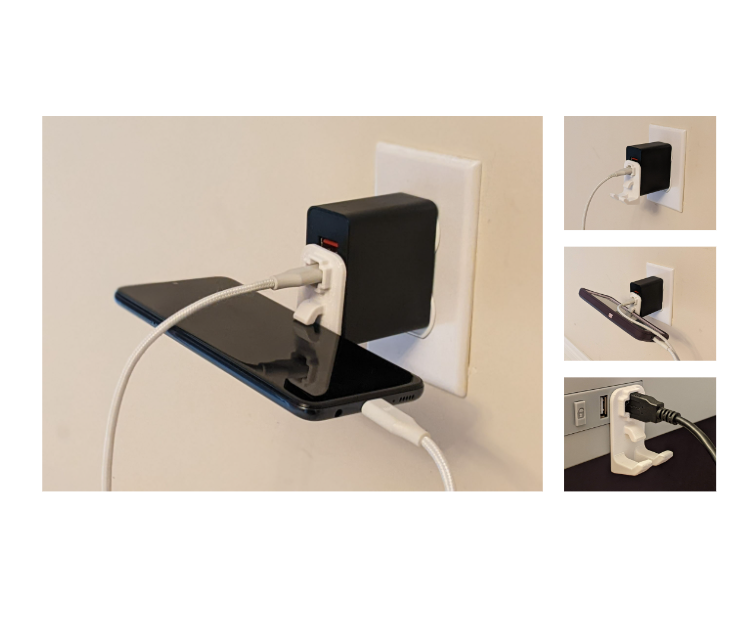Minimalist USB Phone Charging Cradle