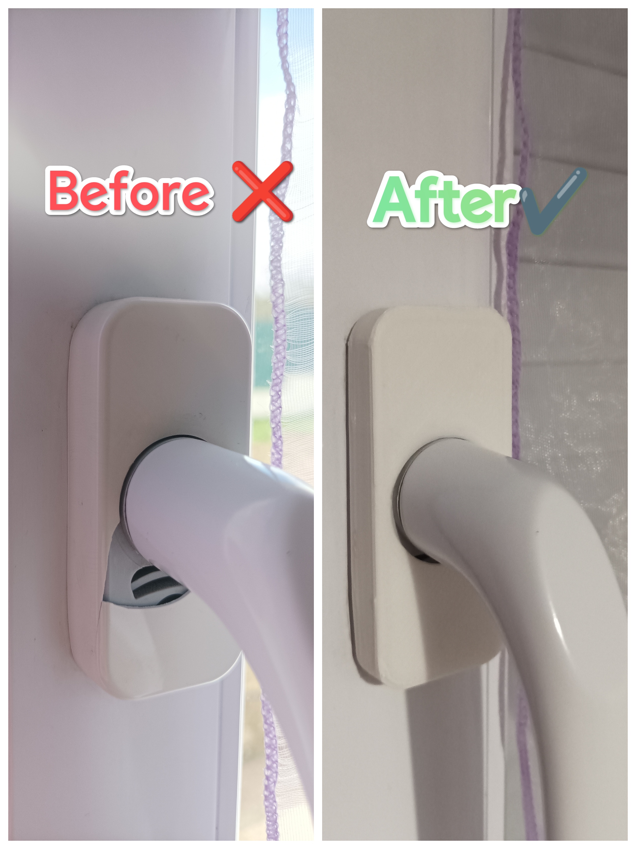 Cover for window handle