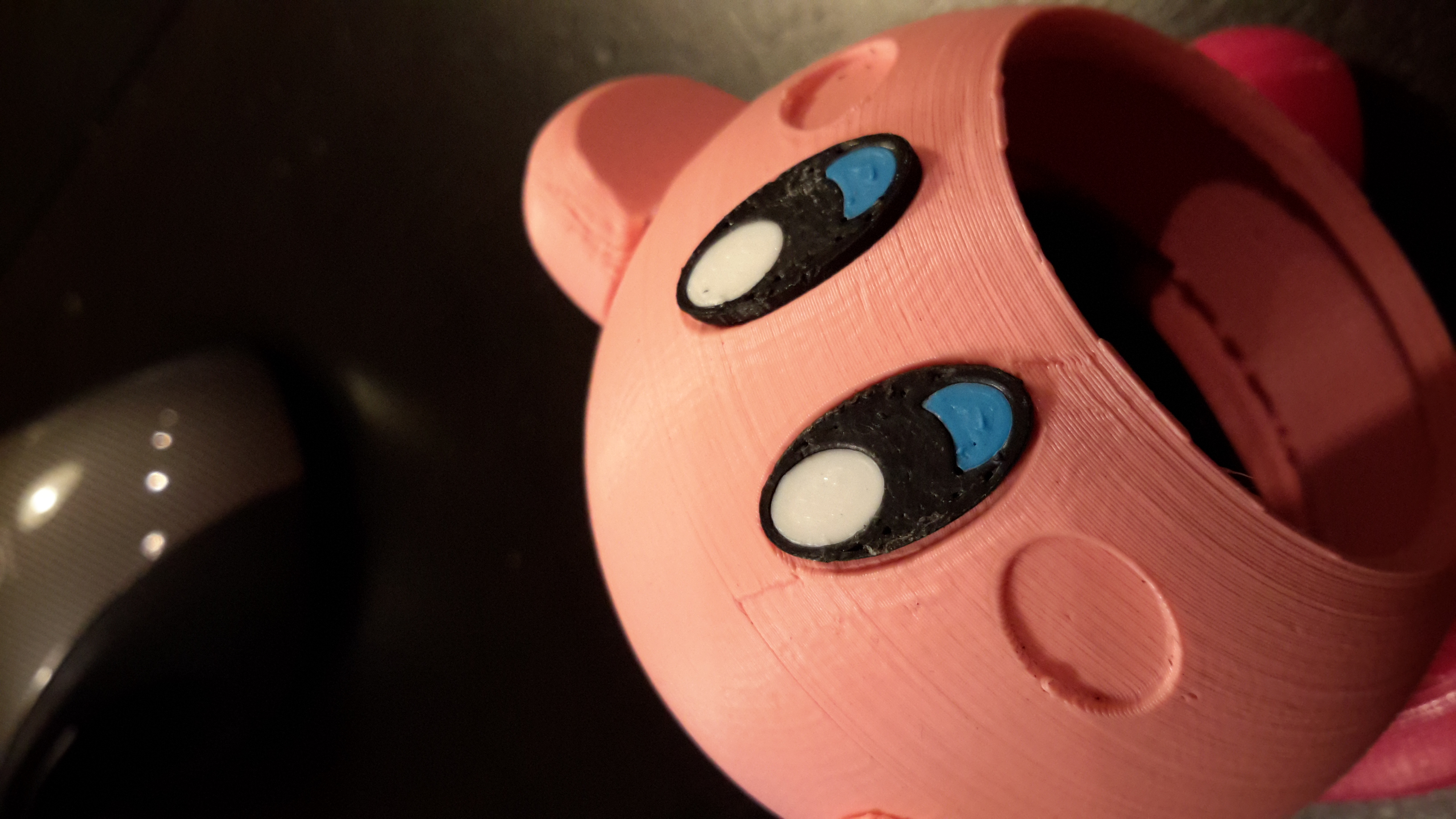 Kirby's eye in three separate parts 3D model thumbnail