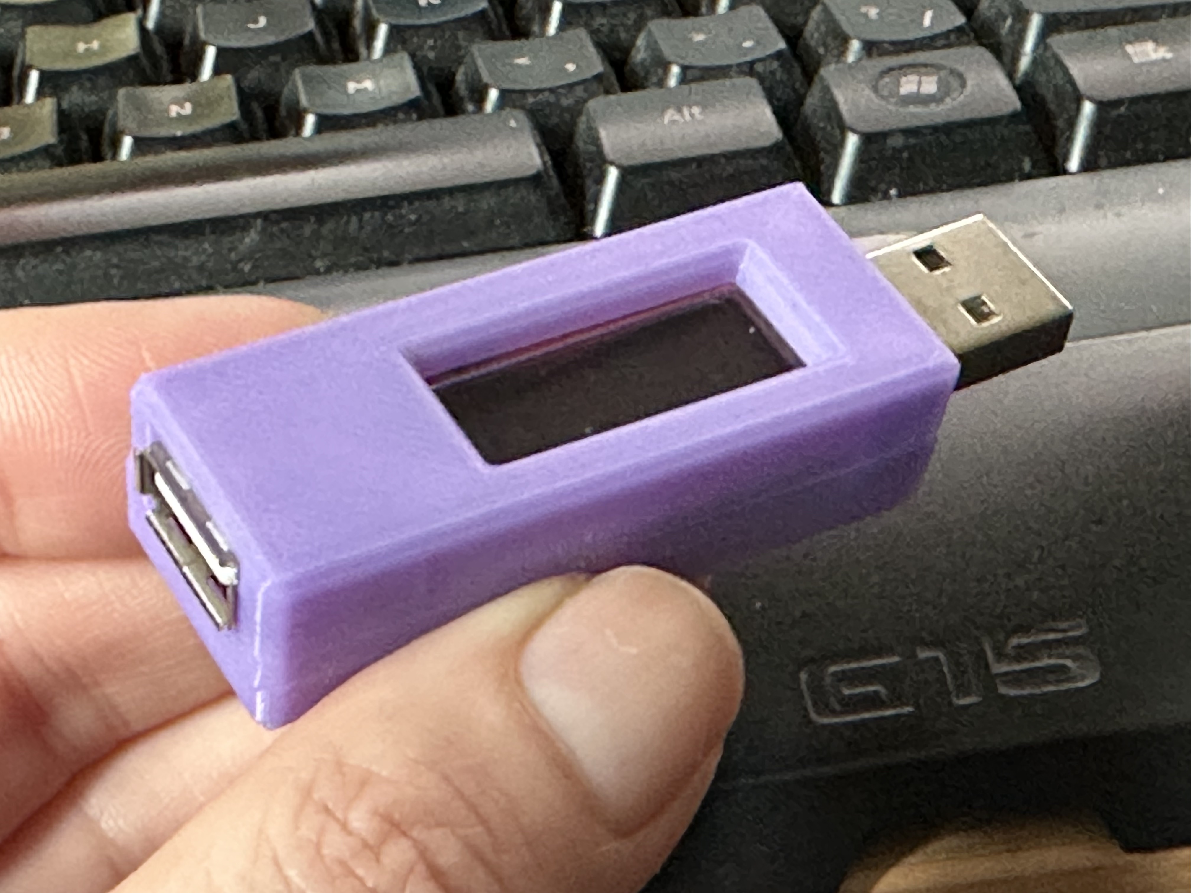 Case for USB-A Voltage and Current Meter