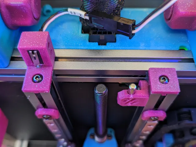 V0.2 1515 Extrusion End Cap with Screw Hole
