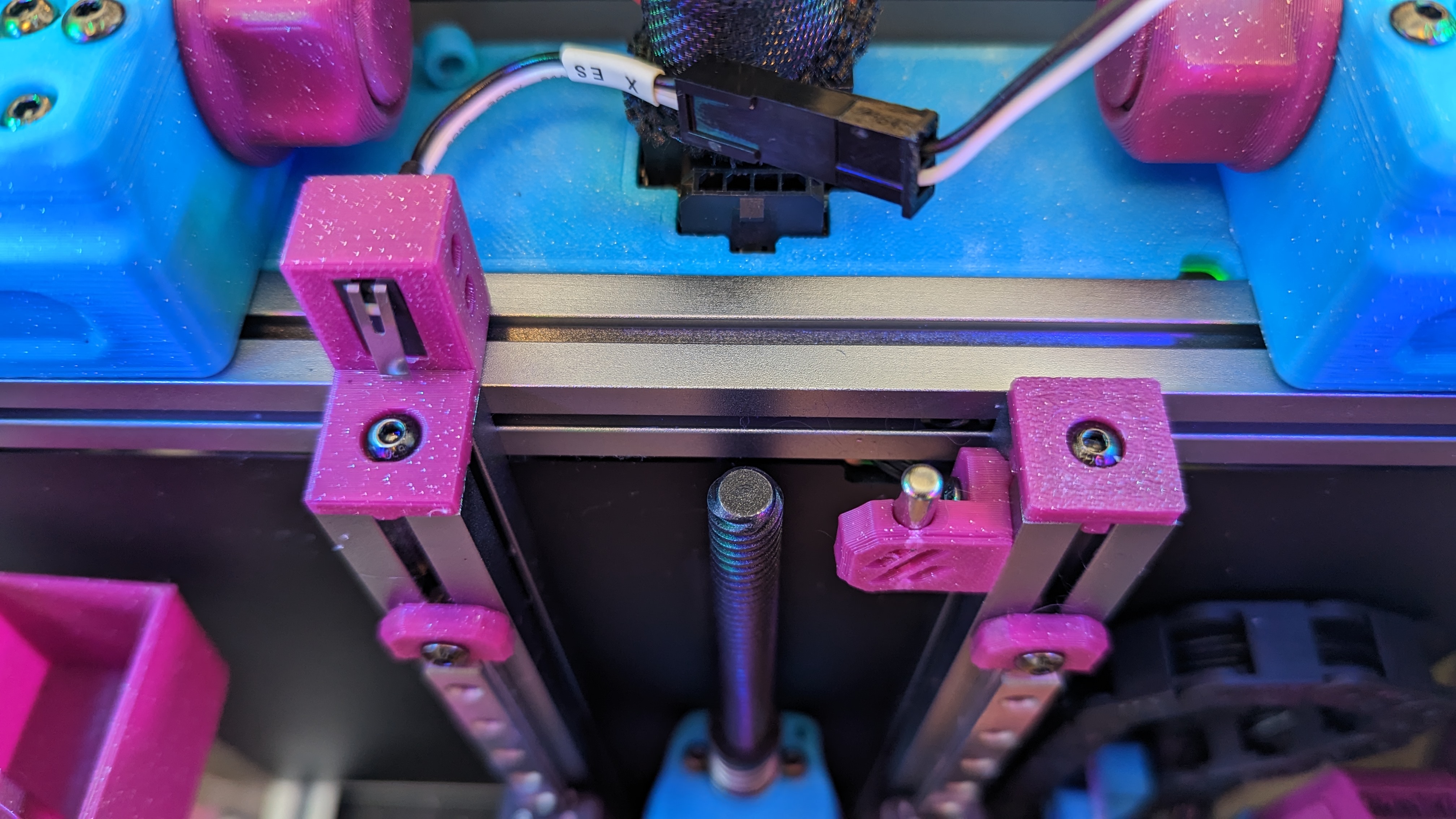 V0.2 Z Extrusion End Cap with Y Endstop Mount