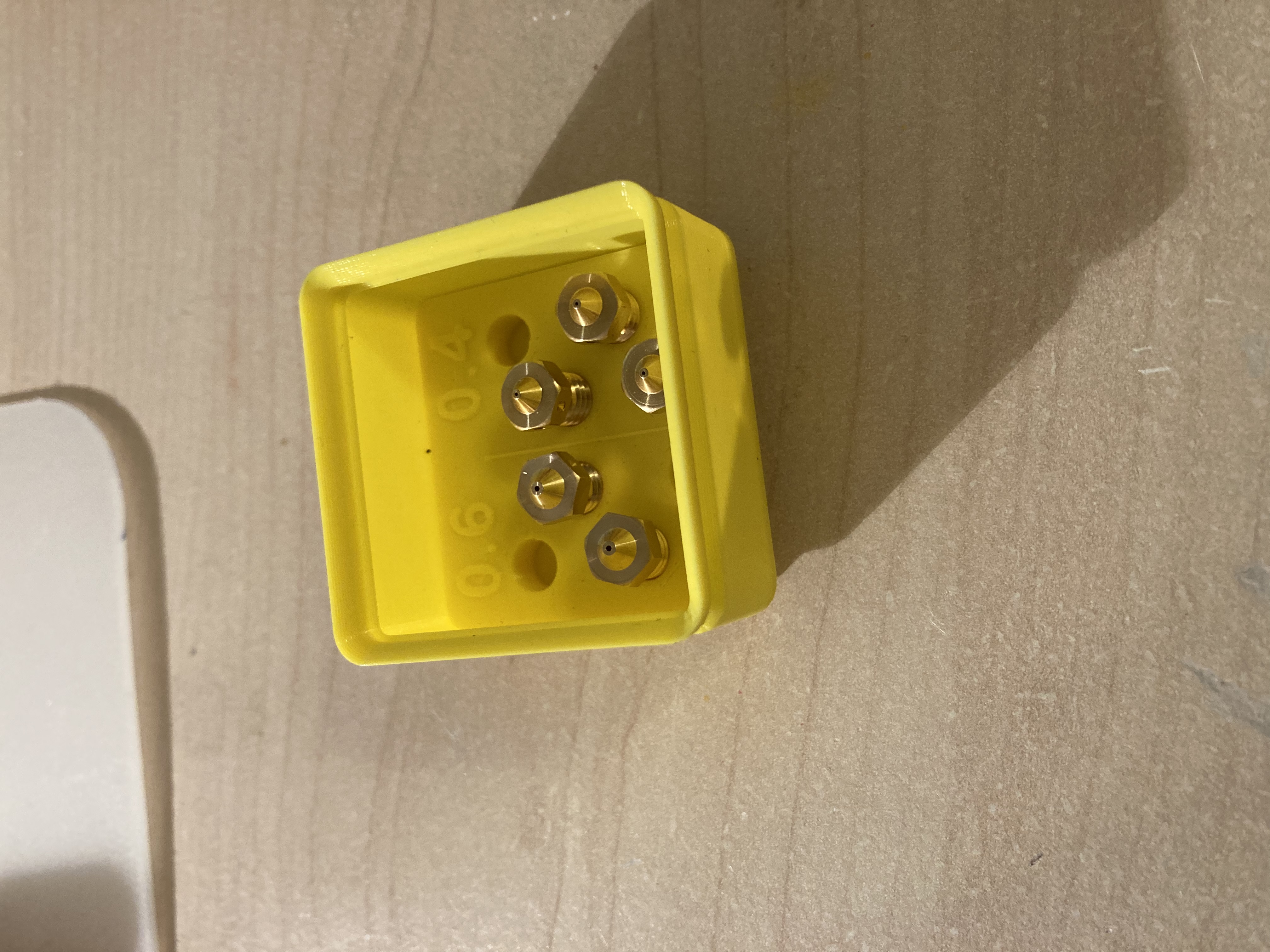 Gridfinity 1x1x2u Nozzle Holder