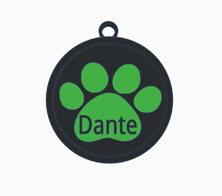 Dog ID Tag