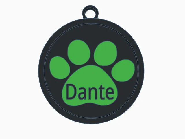 Dog ID Tag