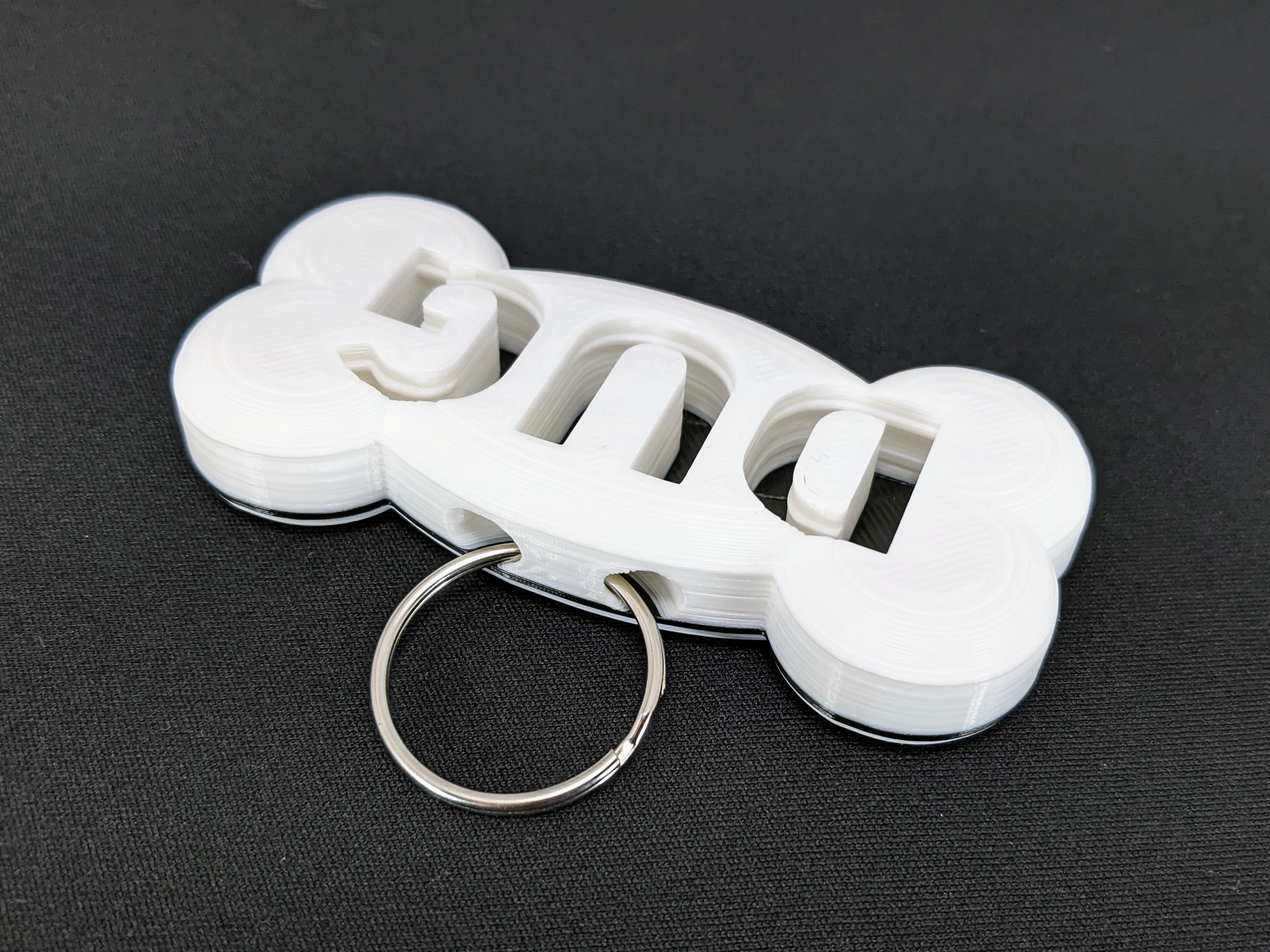 Cliché Bone Shaped Customizable Name Tag for Dog by Grandpa 3DPrints ...