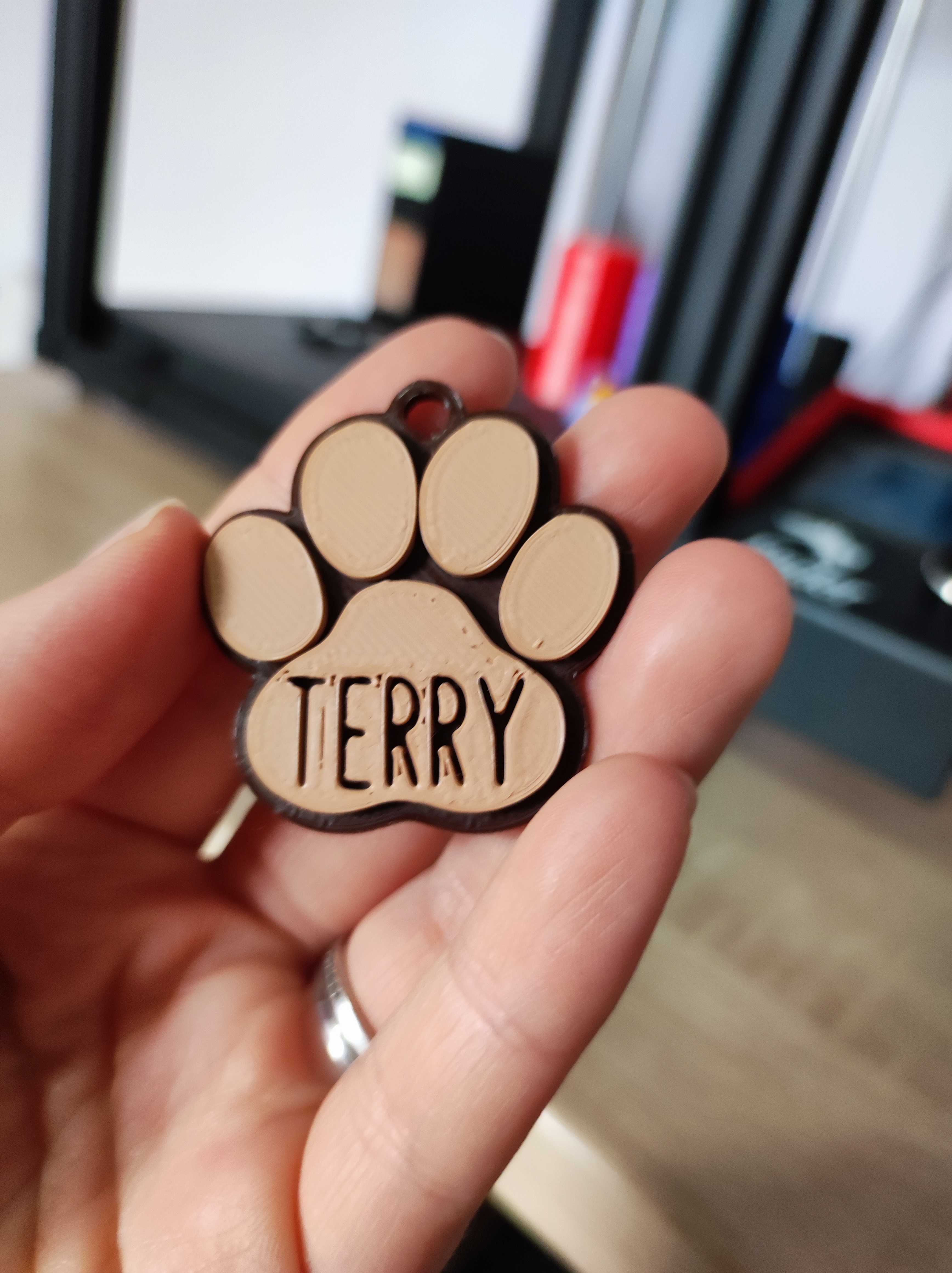Dog pendant with name