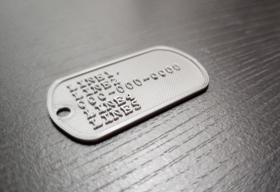 ID-4-Fido (Customizable Military Dogtag for Pets!)