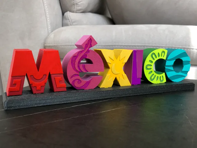 MEXICO Tourism Logo Letters