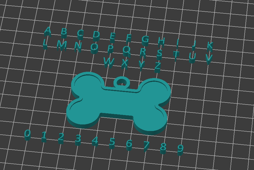 Customizable Dog Tag