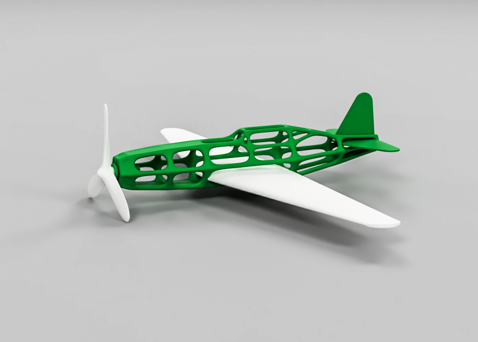 Hand-thrown propeller airplane by Jame | Download free STL model ...