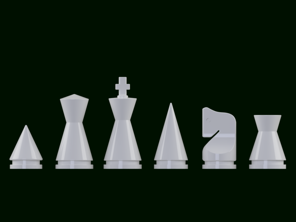 Soviet-era Russian Poni Minimalist Chess Set