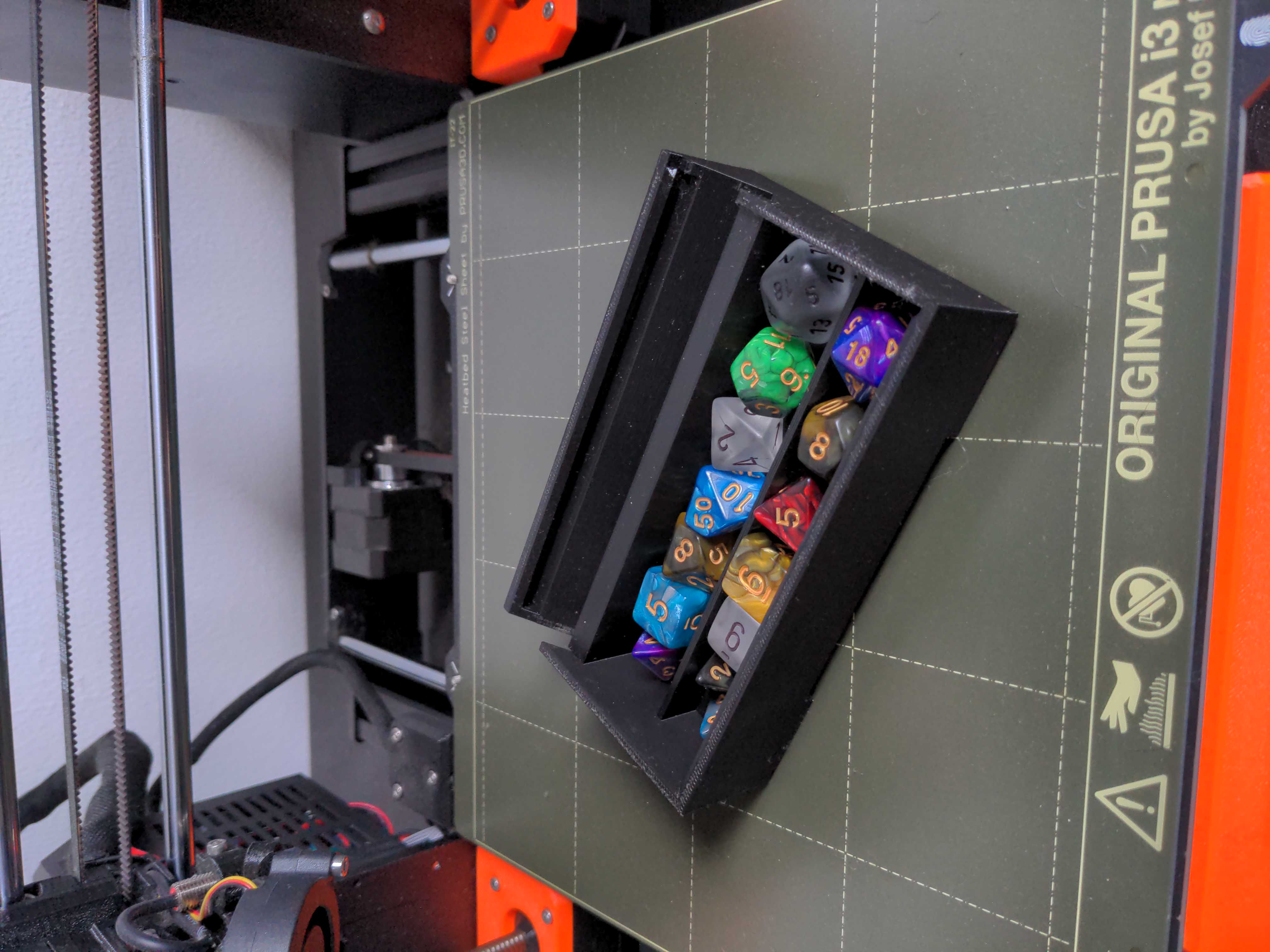 Dice holder and tray with integrated tablet stand by Unmasked4118