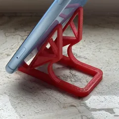 Tablet/Phone stand, Transportable together with device with one hand! No supports!
