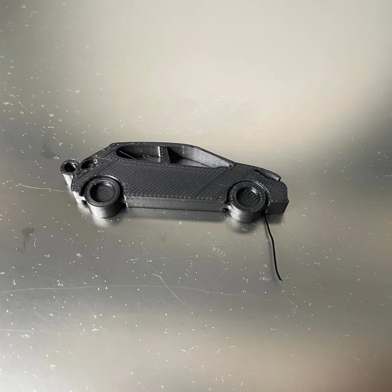 porte clé peugeot 208 1 by Papyjo, Download free STL model