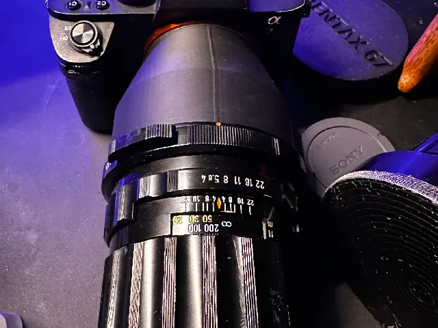 Sony E to Pentax 67 adapter