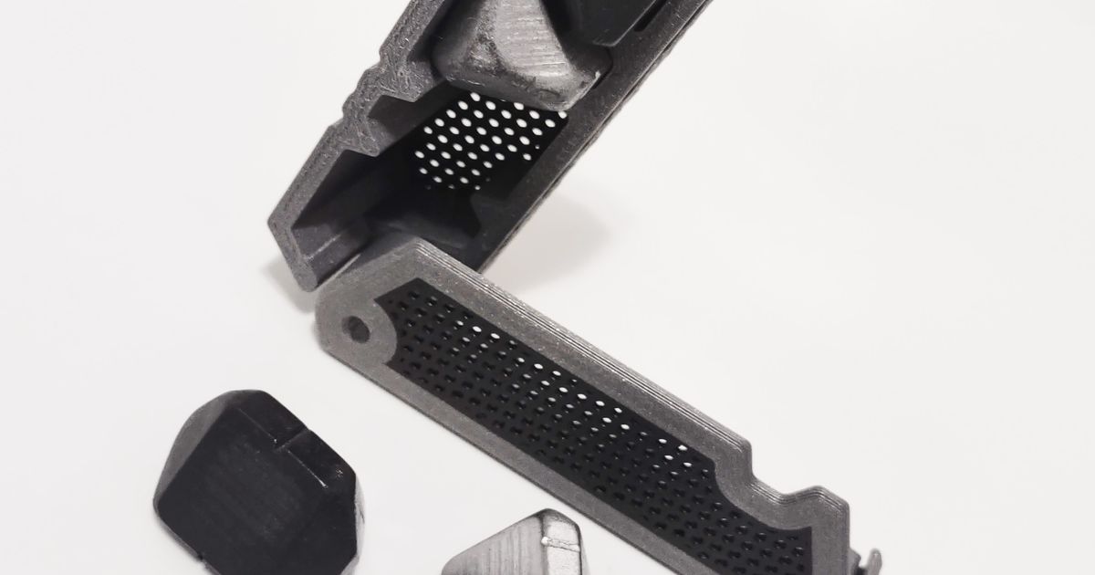 D3 FATE/FUDGE dice set with enclosure by thelaguna Download free STL