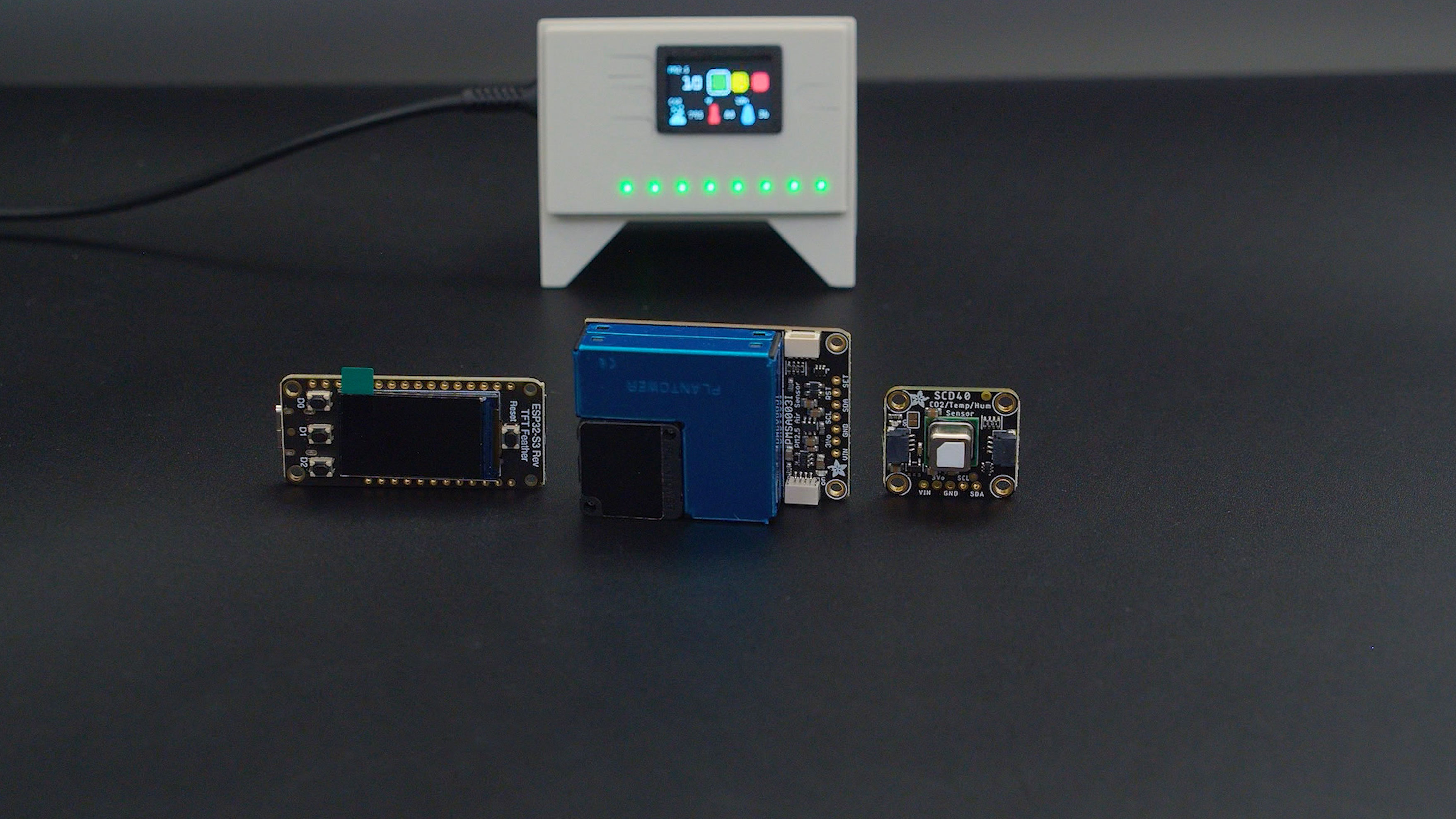Air Quality Monitor - AQI PMSA by Adafruit | Download free STL model ...