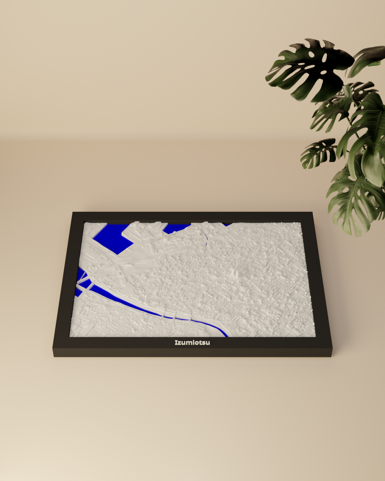 Izumiotsu, Japan - 3D Miniature