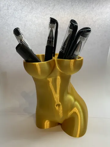 sexy nude woman - pen holder