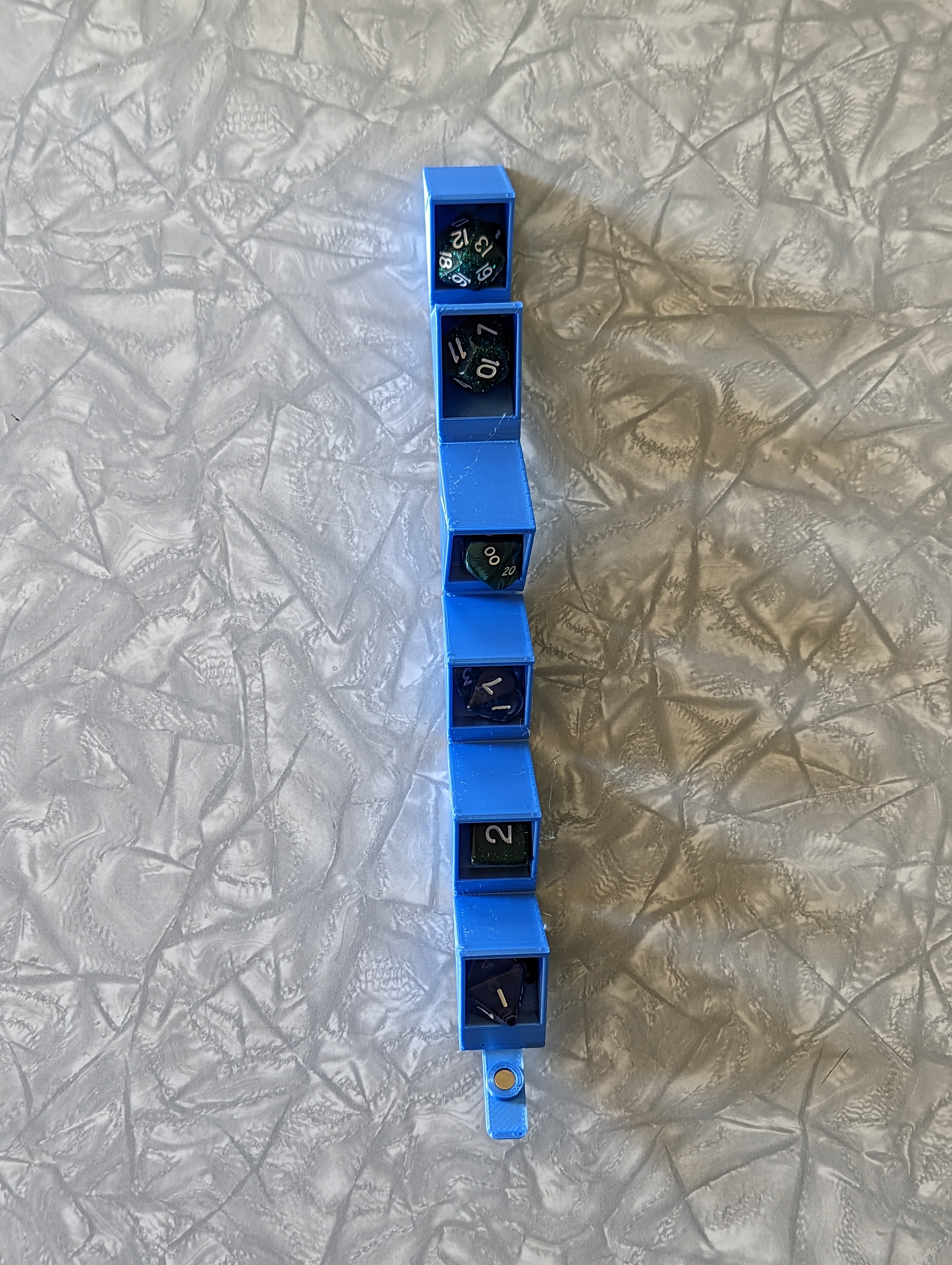 Miniatura 5 do modelo 3D Roll-up Hex Dice Box without hinges!