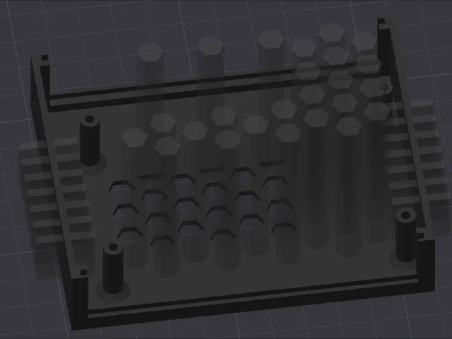 Orange Pi 5 Plus Case Top with More Ventilation Space