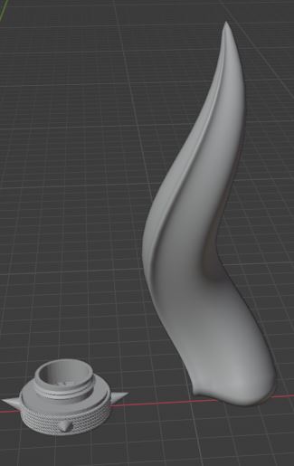 Smooth Dragon Horn Dice Container