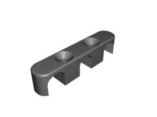 triple ethernet cable clip by Asus1357 | Download free STL model ...