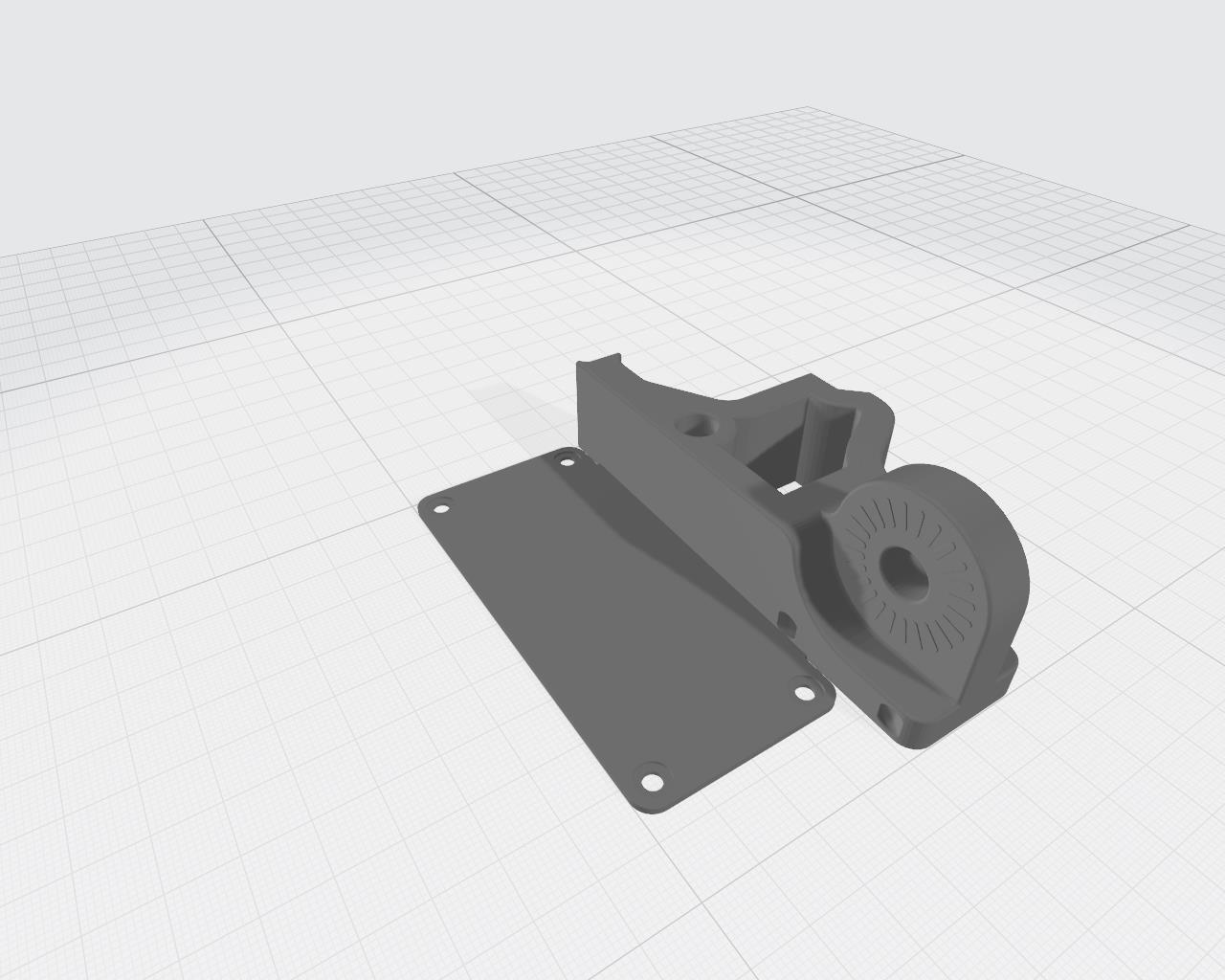 Miniatura 2 do modelo 3D Pi 0w Articulating Arm Mount