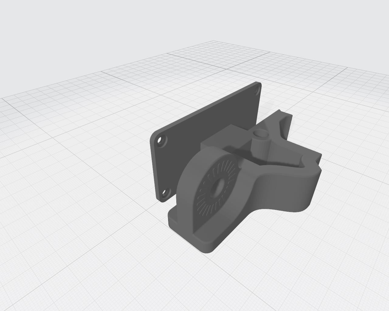 Miniatura 3 do modelo 3D Pi 0w Articulating Arm Mount
