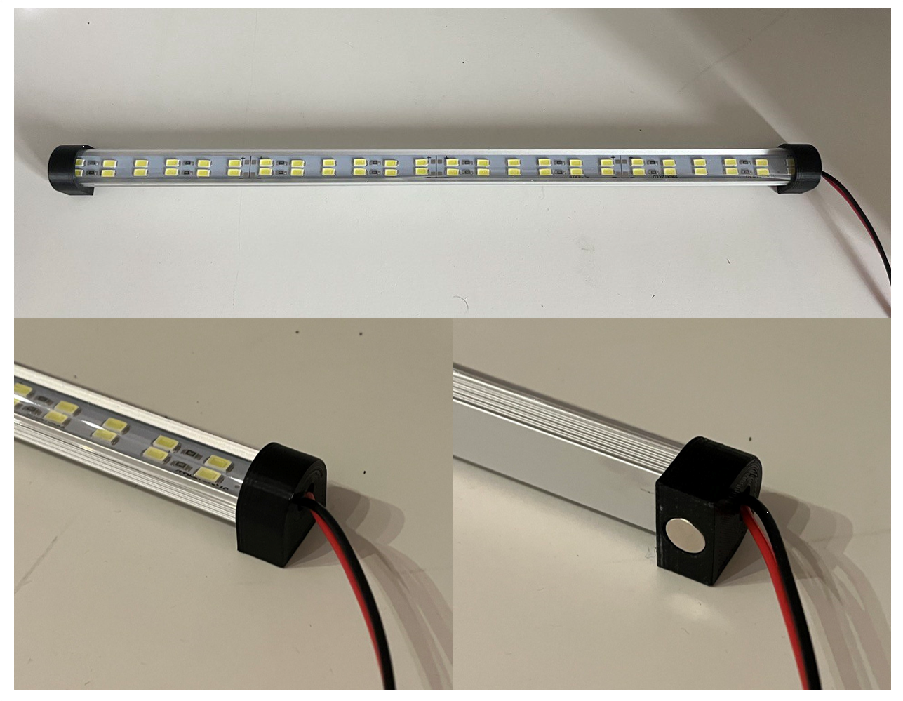 Led Module Holder (Magnetic + VSlot)