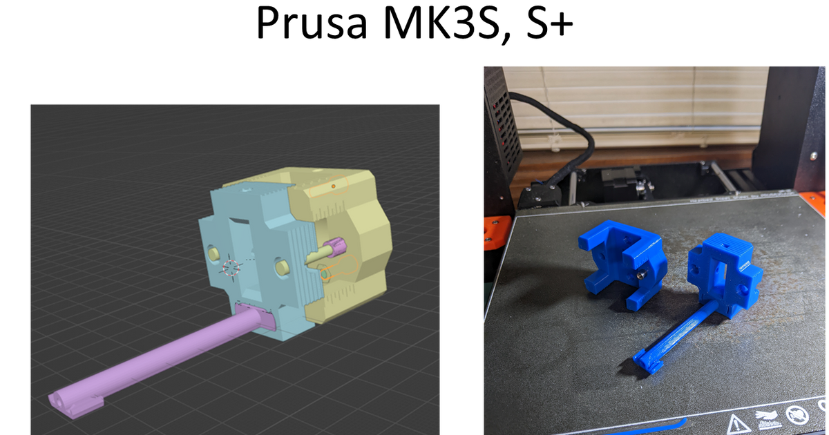 YBelt Tensioner for Prusa MK3S & S+ by Hank Download free STL model