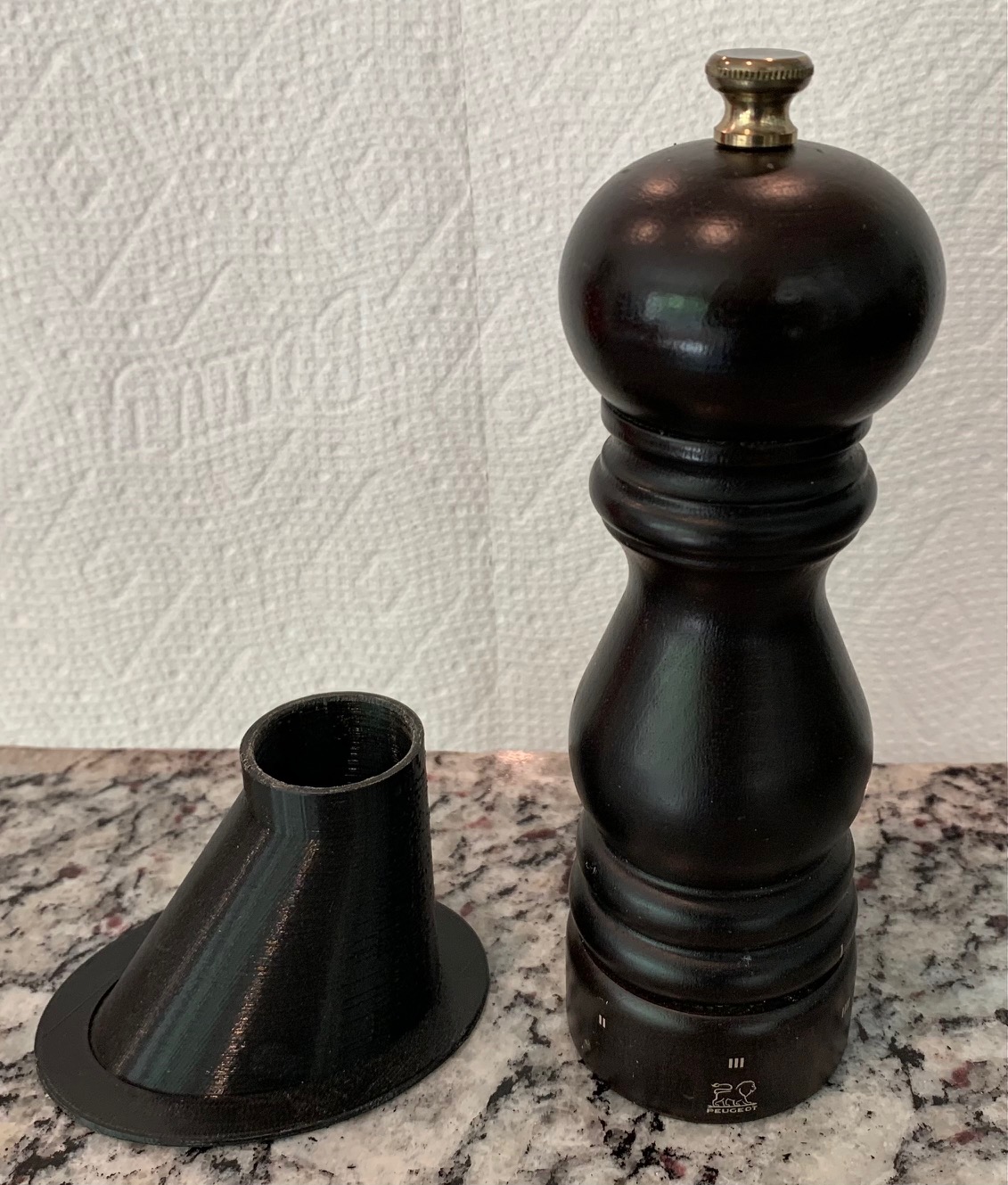 Peugeot Peppercorn Grinder Funnel by BLRM Download free STL model