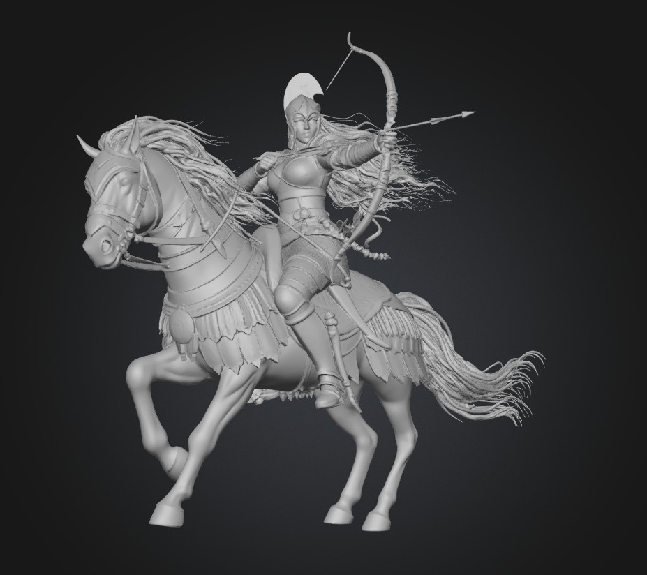 Iron Archer on a Steel Steed