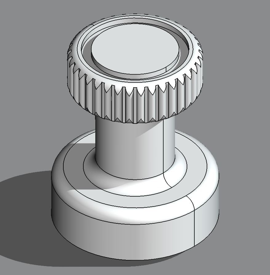 Airbus A320 FCU Vertical Speed Knob by Mark Ayton [MANTOGA] Download