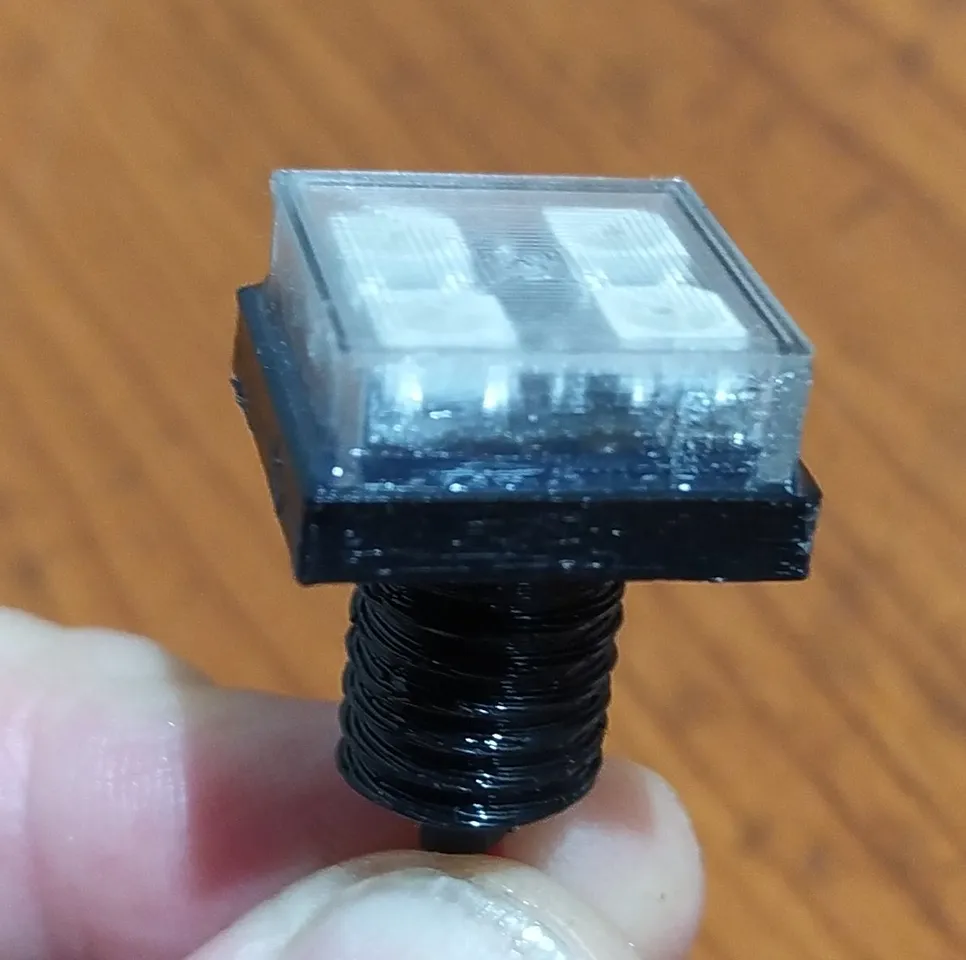 10mm LED strip clip (WS2812B) by SchorschMaster