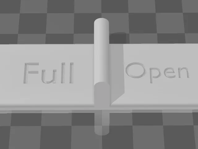 Bathroom occupied slider (inverted)